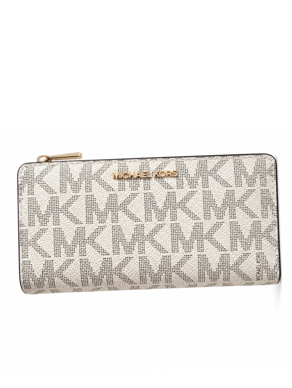 Michael Kors Jet Set Travel Large Card Case Carryall Wallet Vanilla NWT